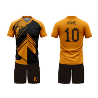 Ensemble d'uniformes de football personnalisés pour jeunes, maillot de football sublimé, short, logo d'équipe personnalisé, numéro, vêtements d'entraînement de football pour enfants