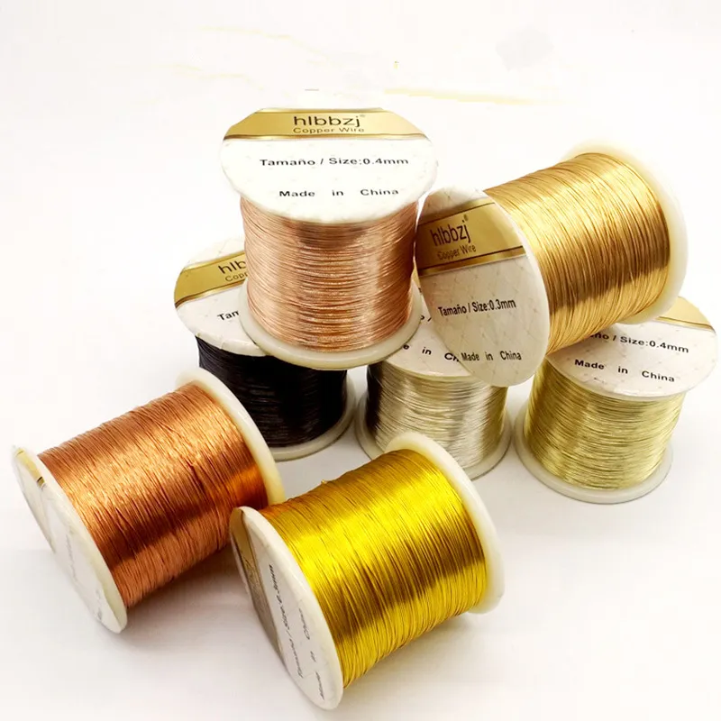 High quality 250g per roll jewelry findings metal wire wholesale 14k color retention gold copper wire