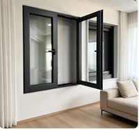 Ventana Abatible de Aluminio a Medida para Villa y Apartamento