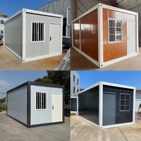 Casas Prefabricadas Modernas Pequeñas de Fácil Instalación, Casas Modulares de 20/40 Pies, Casas Prefabricadas de Lujo, Casa Contenedor Desmontable con Baño