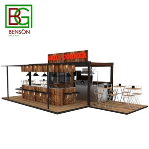 <span class=keywords><strong>Kiosque</strong></span> alimentaire en bois massif, Design multifonctions, pour centre commercial alimentaire, café, vente en gros - Product Image 2