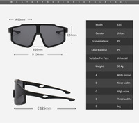 Lunettes de soleil polarisées pour le vélo, lunettes de soleil de sport de plein air pour hommes et femmes, nouvelle collection en gros, matériau de la monture en PC UV400
