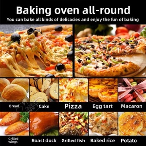 Horno Eléctrico Comercial de Convección para Pan y <span class=keywords><strong>Pizza</strong></span> Italiana con Múltiples Niveles de Cocción para Pollo Asado, Pasteles y <span class=keywords><strong>Pizza</strong></span> - Product Image 3
