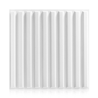 MOI Usine Blanc PVC Intérieur Floral 3D Panneau Mural Étanche Décoration de La Maison pour Appartement Salon Qualité Décor Intérieur