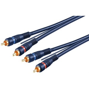 Double Shielded Car Hifi <b>Rca</b> Stereo Audio <b>Cable</b> 5m For Audio Video Connection - Product Image 1