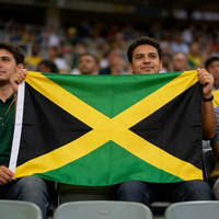 Bandera de Jamaica 3x5 pies, poliéster de lujo resistente y duradero, para interior/exterior con rayas cosidas y ojales de latón