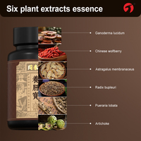 Complément Herbal pour la Santé Hépatique : Capsule d'Extrait de Reishi pour Protéger le Foie, Soutenir la Détoxification, Stimuler l'Énergie et Renforcer l'Immunité