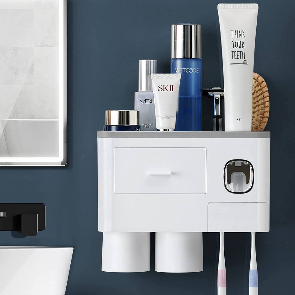 Wall Mounted Toothpaste Dispenser - Automatic Squeezer