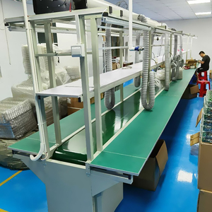 Sistema di Trasporto a Nastro per l'Industria Elettronica, Tavolo di Lavoro per Linea di Assemblaggio di Grado Alimentare per TV - Product Image 5