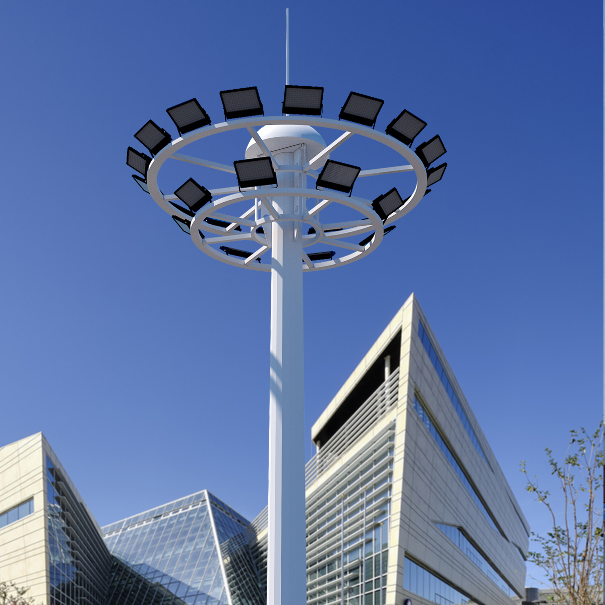 Factory Customized Supply Ip65 Waterproof High Mast Light for Sport Field Football Court