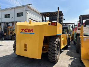 รถยกดีเซล TCM 4x4 มือสอง พร้อมเครื่องยนต์คัมมินส์ ระบบเปลี่ยนทิศทางด้านข้างแบบไฟฟ้า เสากระโดงสามตอน ยางลม ความสูงยกงา 3.5 เมตร - Product Image 4