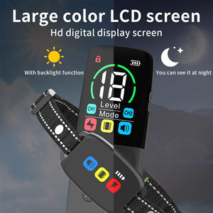 Nuevo eléctrico IP67 impermeable perro ladridos Collar recarga remoto 800m perro Shockers con 8 niveles vibratorio Anti ladridos Collar - Product Image 6