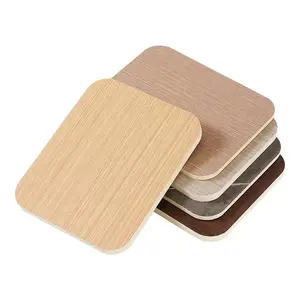 Beliebtes Produkt Holzmaserung Holzfurnier-Aufkleber Pvc-Schaumbrett Holzfurnierplatten