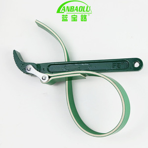 Anbaolu Belt Wrench Oil Filter <b>Tool</b> Alloy Steel <b>Mechanic</b> Auto Repair 180mm - Product Image 2