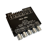 WUZHI AUDIO ZK-MT21S 2.1 canaux BT haut-parleur carte amplificateur Module de son Subwoofer Mid Treble Support APP