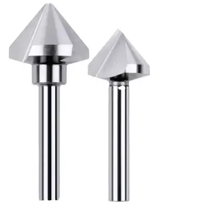 WEIX DIN335C 90 डिग्री 3 बांसुरी एचएसएस गड्ढा धातु Countersink ड्रिल बिट के लिए Countersinking