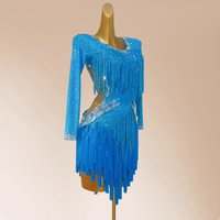 2025 nouveau nouveau concours de robe de danse latine de salle de bal femmes frange robes latines à vendre