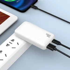 Meist verkauftes Produkt in Alibaba Ultra dünnes USB-A + Typ-C-Port US-Stecker 30w Pd-Schnell ladegerät