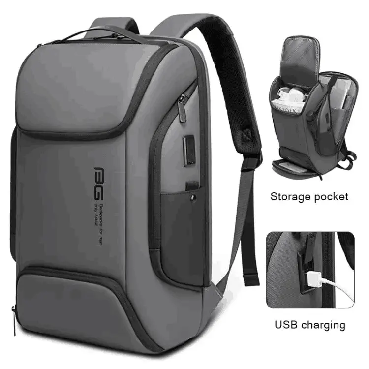 Новый дизайн, Заводская деловая полиэфирная usb-зарядка, оптовая продажа, пользовательские мужские дорожные водонепроницаемые школьные рюкзаки для ноутбука