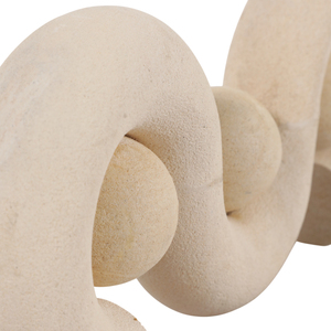 Scultura a Onda in Arenaria, Oggetto Decorativo per Casa e Ufficio, Ornamento per Scaffali - Product Image 6