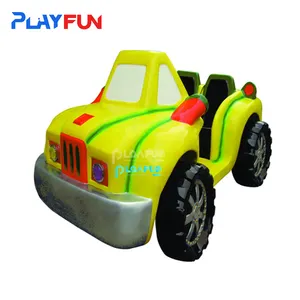 Dispositivo de diversões infantil interativo, dentro e fora de casa, carro balanço de moedas operado por bateria
