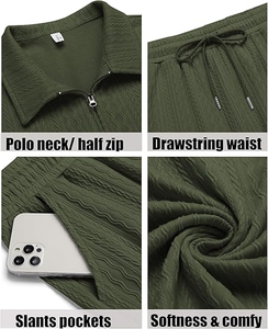 Conjunto de Ropa Deportiva de Verano Personalizado, Camiseta Polo de Moda, Conjunto Informal de Pantalones Cortos y Camiseta de Manga Corta, Conjuntos de Pantalones Cortos para Hombre, Conjuntos de 2 Piezas para Hombre - Product Image 2