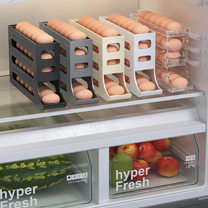 Distributeur d'œufs automatique à 4 niveaux, conteneur à œufs portable de grande capacité pour la cuisine - Product Image 6
