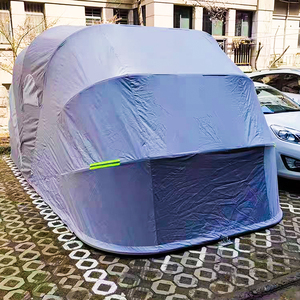 Abri de voiture semi-automatique pliable en acier inoxydable, imperméable, durable, avec revêtement en poudre, revêtement anti-UV, pour usage domestique et commercial - Product Image 5