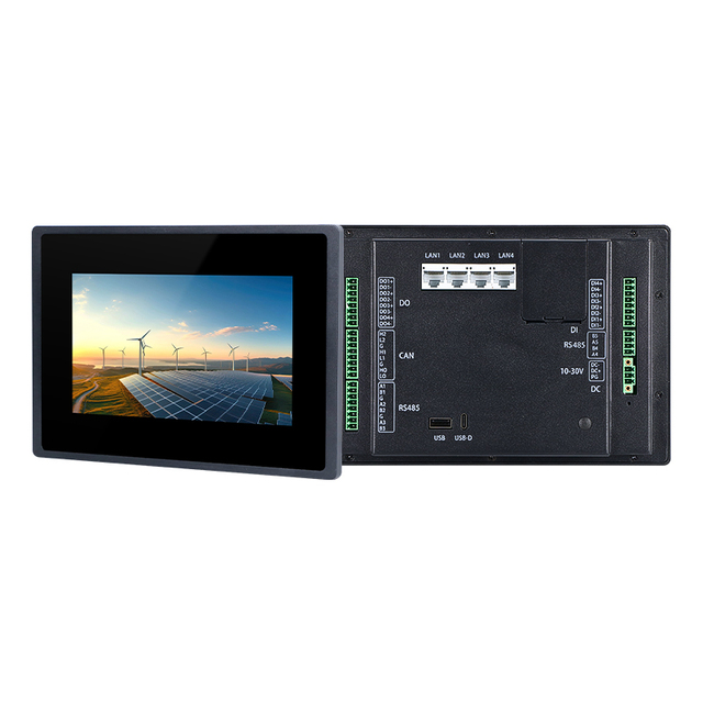 Energy Efficient Industrial Touch Panel PC 7inch 1024*600 LCD Touch Screen Rk3568 4GB RAM Ubuntu 20.04 Ip66 Waterproof Panel Pc