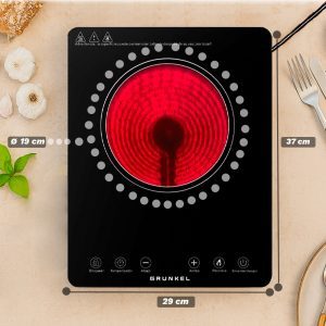 Placa de Cocción Infrarroja Grunkel de 2000W con 8 Niveles de Potencia - Product Image 2