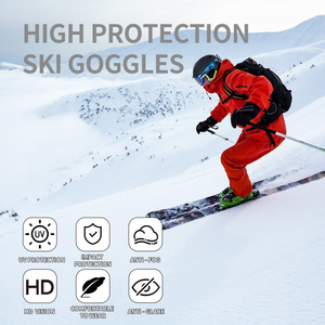 Yijia Optical Wholesalers Adult Snow <strong>Goggles</strong> <strong>Custom</strong> LOGO Anti-fingerprint Ski <strong>Goggles</strong> Magnetic Snowboard <strong>Goggles</strong> For Men Women - Product Image 5