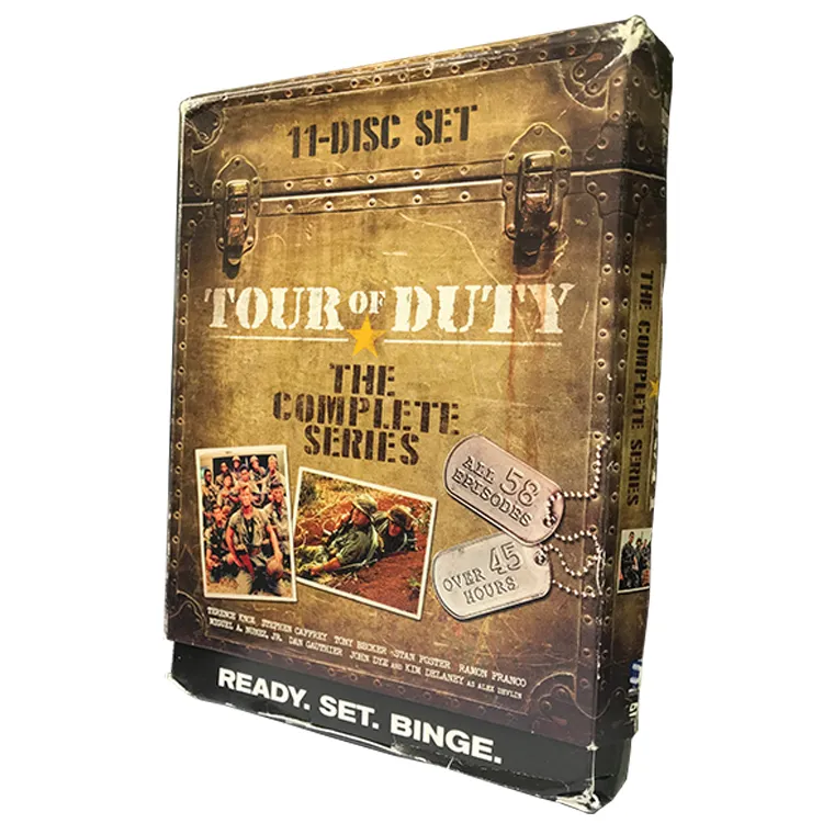 TOUR OF DUTY The Complete Series Boxset 11 Discs Factory Venta al por mayor DVD Movies TV Series Cartoon Region 1/Region 2 Envío gratis