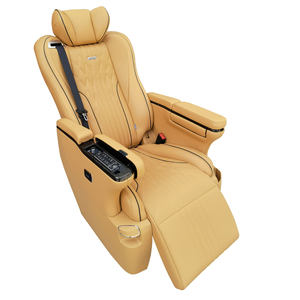 Asiento de cuero para coche, calefacción de ventilación, masaje, VIP, de lujo, para tunear, para caravana, Minibus, autocaravana - Product Image 4