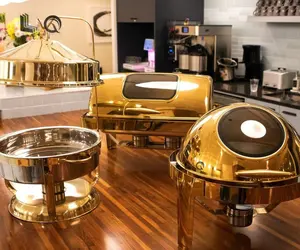 Juego de <span class=keywords><strong>Buffet</strong></span> para Hotel en Francia, Equipo de Catering, Calentador de Alimentos, Juego de <span class=keywords><strong>Buffet</strong></span> de Lujo, Calentador de Alimentos de Acero Inoxidable - Product Image 1