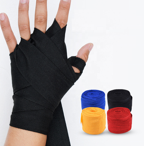 TOPTONS Custom Logo MMA Training impacchi a mano in cotone elastico <span class=keywords><strong>boxe</strong></span> <span class=keywords><strong>bendaggio</strong></span> per Kickboxing Sport atletico nastro da dito - Product Image 4