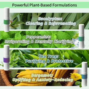 Inalador Nasal Herbal <span class=keywords><strong>Natural</strong></span> Lijitang para Alívio de Alergias e Congestão Sinusal, Fabricante de Marca Própria, Fórmula com Óleos Essenciais - Product Image 4