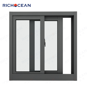 Fenêtres coulissantes en aluminium RICHOCEAN à <span class=keywords><strong>prix</strong></span> de gros d'usine avec moustiquaire, double vitrage, pour maison - Product Image 4