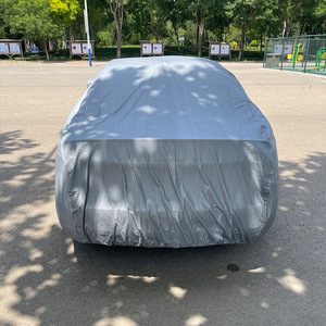 Housse pour vêtements de voiture <span class=keywords><strong>plus</strong></span> velours couverture complète PEVA grain uni <span class=keywords><strong>plus</strong></span> coton anti-poussière pluie crème solaire vêtements de voiture complète voiture complète - Product Image 4