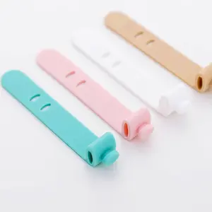 Hot selling Anti-lost silicone Earphone Cord Winder Cable Holder Organizer Clips Multi Function Headphones Winder Cables