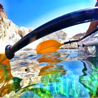 Kayak transparent à fond clair pour PC, canoë en verre, kayaks en cristal très demandés pour le divertissement