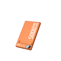 Batterie externe magnétique sans fil 5000 mAh avec affichage numérique et support, sortie Type-C, pour usage quotidien (téléphone + écouteurs + montre)
