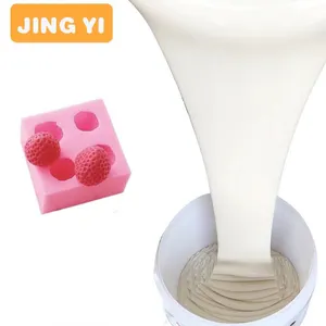 Two-component RTV 2 liquid silicone for Strawberry Fruit Cake Accessories Mold Aroma Wax Candle molds food grade silicone rubber