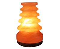 Lampe en sel rose de l'Himalaya naturel, lampe en sel cristallin sculptée à la main, décoration d'intérieur, veilleuse