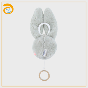 Juguete Musical de Peluche Portátil y Relajante para Cuna, Diseño de Elefante y Conejo con Canciones de Cuna y Luces Suaves, Ayuda para Dormir para Bebés - Product Image 4