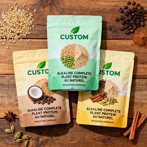 Bolsas de Plástico Reciclables para Alimentos con Impresión Personalizada, Bolsa de Aluminio Mate para Alimentos con Cierre, Empaque con Cierre Hermético - Product Image 2