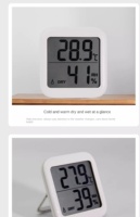 Mingle ménage électronique thermomètre hygromètre ABS matériel personnalisé ODM soutien