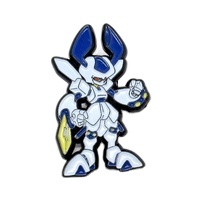 Lot de 10 épingles de revers en émail souple, motif robot de dessin animé, personnage de film, pour la vente au détail