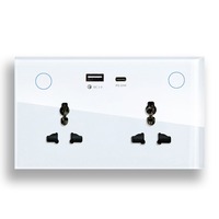 Prise intelligente universelle de type UK, prise murale intelligente Wifi Zigbee, prise murale intelligente pour la maison, contrôle à distance, prises murales avec USB