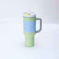 Vente chaude, ensemble cadeau de tasse de bureau écologique en acier inoxydable 304 personnalisé, thermos, réutilisable, une tasse, deux couvercles, cadeaux d'affaires