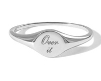 Milskye couple ensemble bijoux de mariage en argent sterling 925 plaqué or 18 carats bague d'humeur perci lettrable